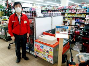 移動式融雪機 太郎HR-1400-275G 2020年 DCMホーマック網走店 移動式融雪機 太郎HR-1400-275G 展示