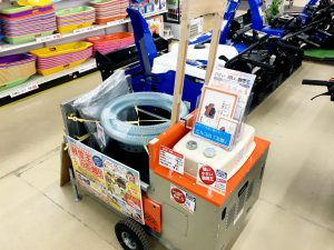 移動式融雪機 太郎HR-1400-275G 2020年 ビバホーム手稲前田店 移動式融雪機 太郎HR-1400-275G太郎 展示