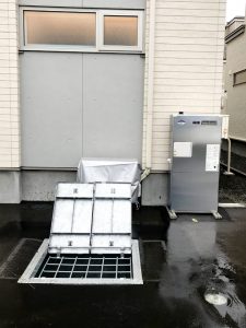 2021年10月施工　札幌市東区　K様邸　埋設型融雪槽　快冬くんⅡ設置工事－施工後1