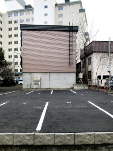 2021年11月施工　札幌市中央区　某所(駐車場)　施工後-1