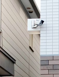 2021年11月　札幌市東区　Sマンション(新築)　遠隔監視システム工事-監視カメラ